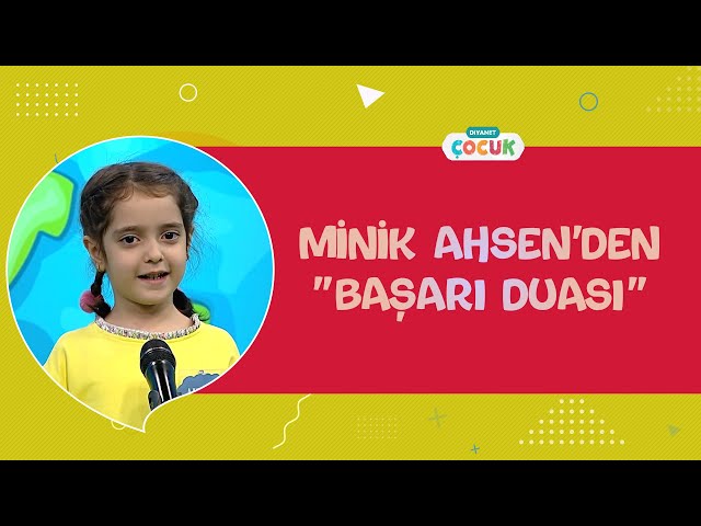 Minik Ahsen'den "Başarı Duası" | Bir Çocuk Bir Dünya