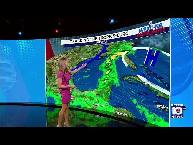 Local 10 9 a.m. weather forecast; the latest on Tropical Storm Sara