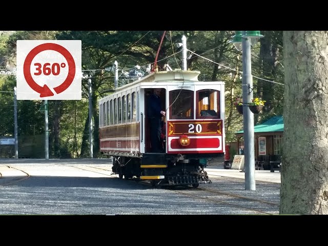 360 Degree Manx Electric Tram Journey - Douglas to Laxey, Isle of Man