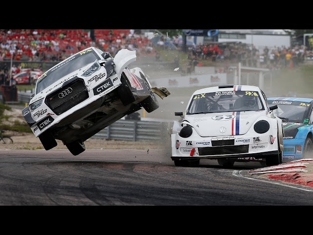 Anton Marklund Heat 3 Accident: Holjes RX - FIA World Rallycross Championship