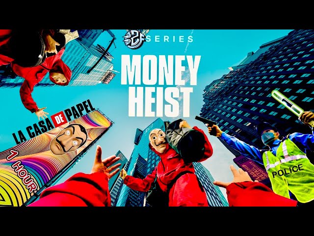 MONEY HEIST PARKOUR VS BOSS SQUID GAME AND SECURITY FULL SERIES 1 HOUR ( ACTION LIVE POV ) B2F