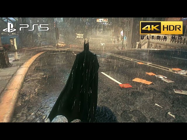 Batman: Arkham Knight (PS5) 4K HDR Gameplay