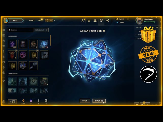 50x Arcane 2024 Orbs (Worlds 2024 Mega Orb Bundle) opening - League Of Legends