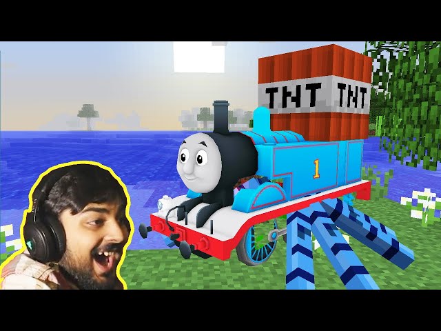 THOMAS SPIDER in Minecraft - Mutahar Laugh