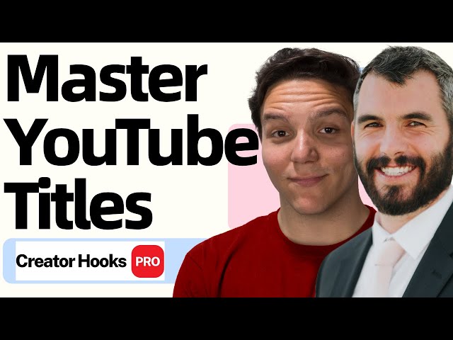 Create Irresistible YouTube Titles that help you GROW your channel!