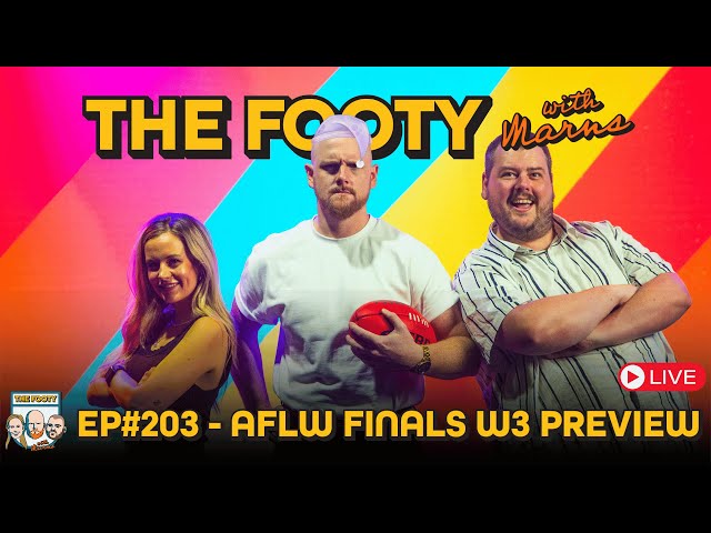 AFLW Finals W3 Preview | The Footy With Marns EP#203