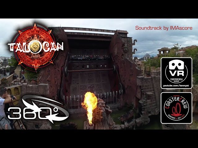 360° Talocan | Huss Top Spin Ride Phantasialand Germany - 4K #360video VR on-ride POV