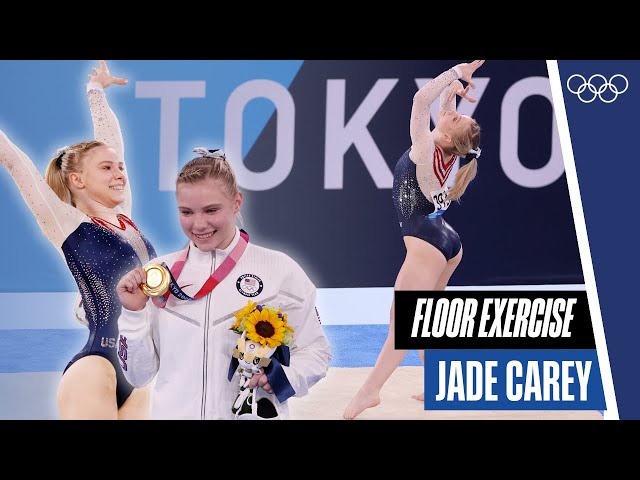 🤩 Jade Carey takes Gold in Women’s Floor Exercise 🏅