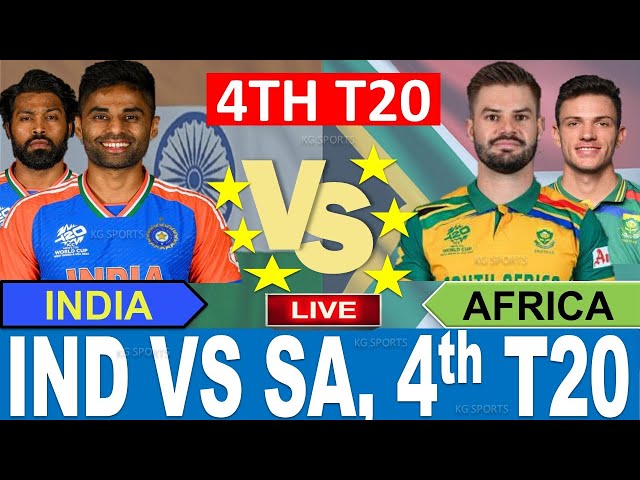 🔴Live: India vs South Africa 4th T20 2024 | |IND vs SA 2024 | #indvssa #cricketlive