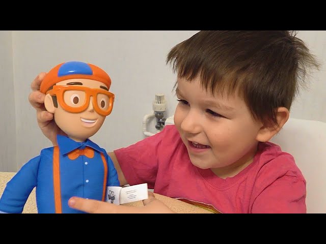 Unboxing Blippi My Buddy - Blippi Talking Doll - Kaleb and Blippi Dance Together - @blippiofficial