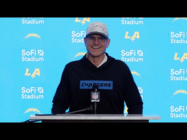 Jim Harbaugh Postgame Press Conference vs Bengals | LA Chargers