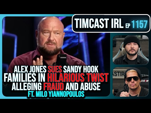 Alex Jones SUES Sandy Hook Families In SHOCK Twist Alleging FRAUD w/Milo Yiannopoulos | Timcast IRL