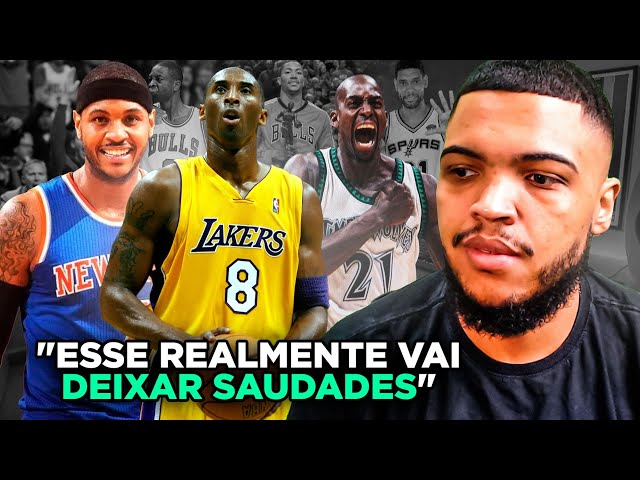 OS APOSENTADOS da NBA que SENTIMOS SAUDADES! 💔| REACT DO JOTA