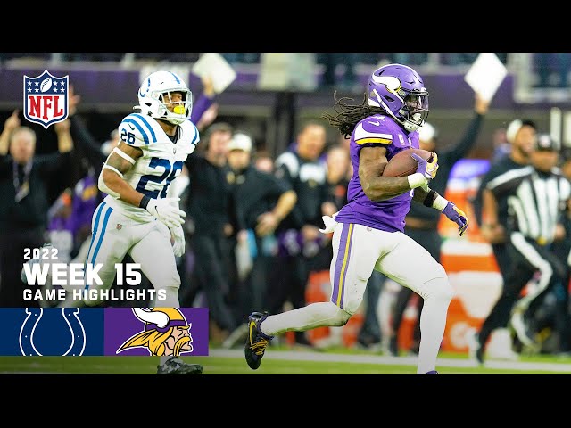 LARGEST COMEBACK IN HISTORY! Indianapolis Colts vs. Minnesota Vikings | 2022 Week 15 Game Highlights