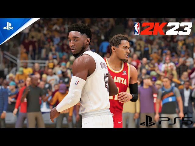 NBA 2K23 PS5 4K Gameplay | Atlanta Hawks vs Cleveland Cavaliers | Trae Young vs Donovan Mitchell