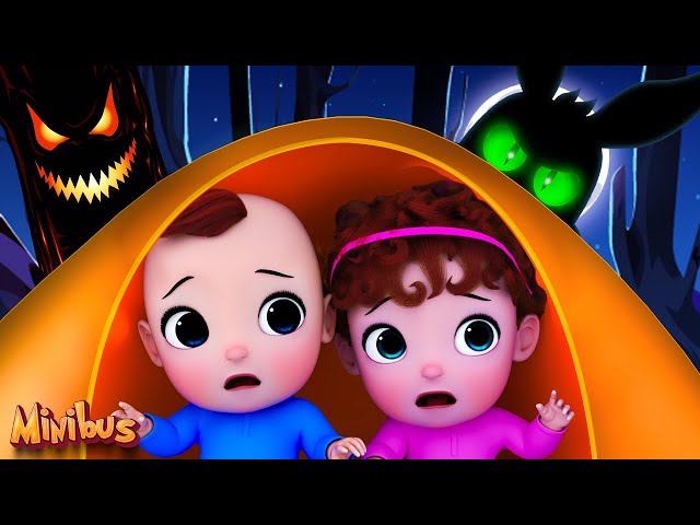 Camping Monsters Song + More Halloween Songs for Kids & Nursery Rhymes | Minibus