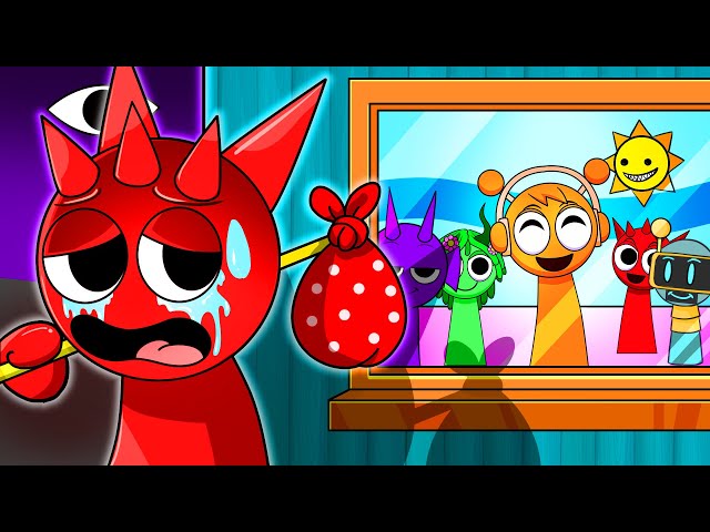 Raddy The REJECT SPRUNKIS!  - Pinki Stole Oren's Heart?!  | Incredibox Sprunki Animation