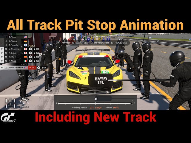 Gran Turismo 7 | Pit Stop Animation All Track & New Track "2022" (Not include Rally Course)