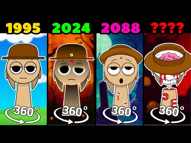 Sprunki 1995 vs 2024 vs 2088 vs ???? in 360 VR Cinema