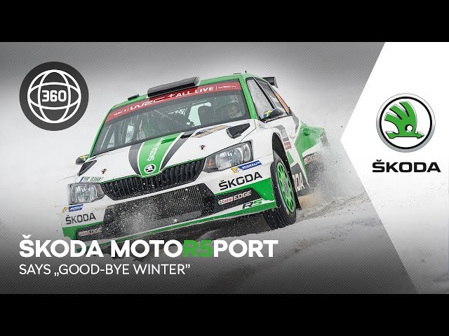 ŠKODA Motorsport | Says "Good-bye winter"