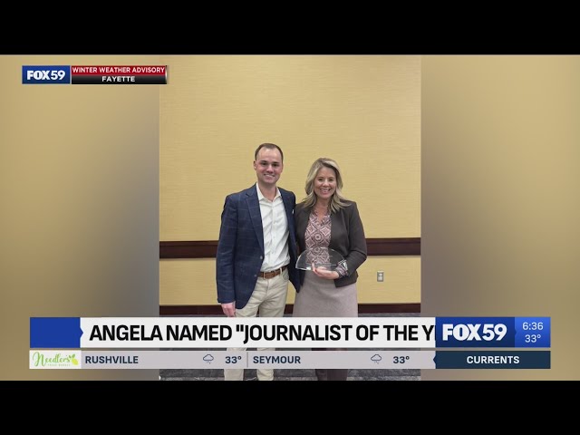 Indiana Trial Lawyers Association names FOX59's Angela Ganote journalist of the year