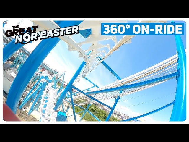 Great Nor'Easter 360° on-ride - Moreys Piers, Wildwood NJ