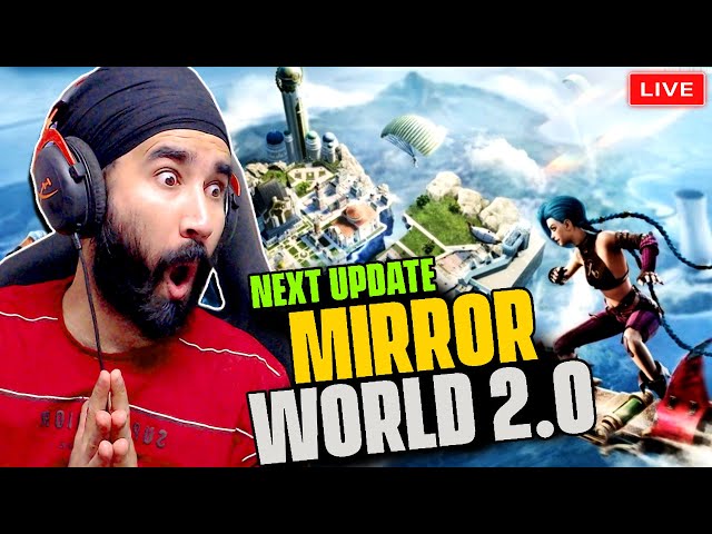 3.5 UPDATE Mirror World 2.0 ? - BGMI LIVE | GTXPREET PUBG LIVE