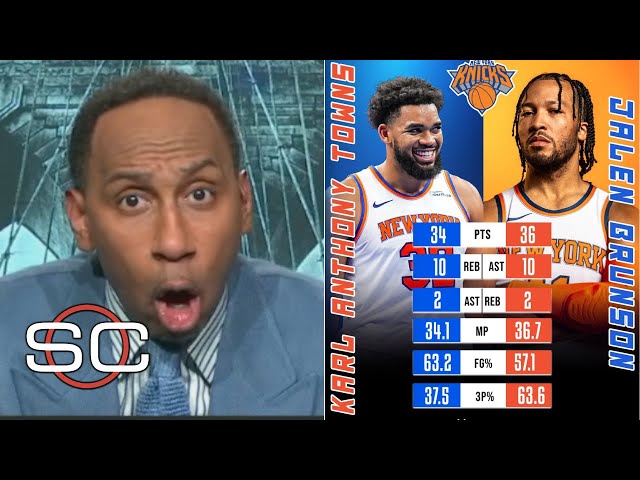 Jalen Brunson and Karl-Anthony Towns are a monster combo! - ESPN reacts to Knicks beat Suns 138-122