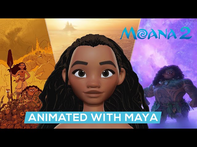 Moana 2: How Disney Animates with Autodesk Maya