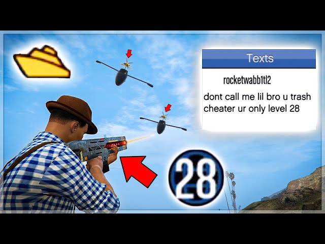 Railgun Trolling The STUPIDEST Seabreeze Griefers on GTA Online