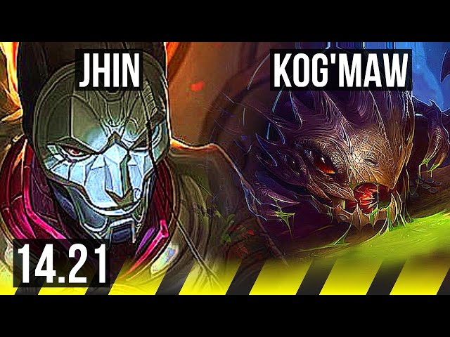 JHIN & Thresh vs KOG'MAW & Senna (ADC) | 5/0/1 | KR Diamond | 14.21