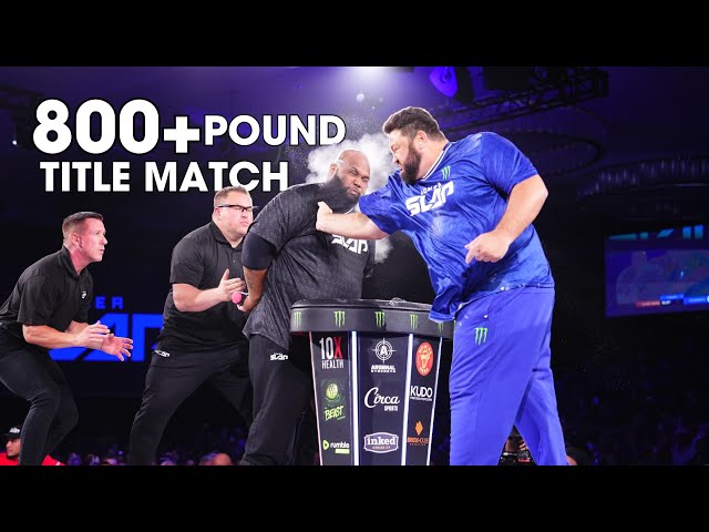 800+ Pound Title Match | Da Crazy Hawaiian vs Danie Van Heerden | Power Slap 8 - Full Match