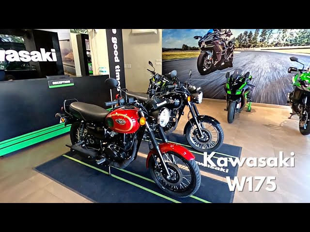 Kawasaki W175 | modern classic |  13ps power ,13.2 nm torque | walkaround | review