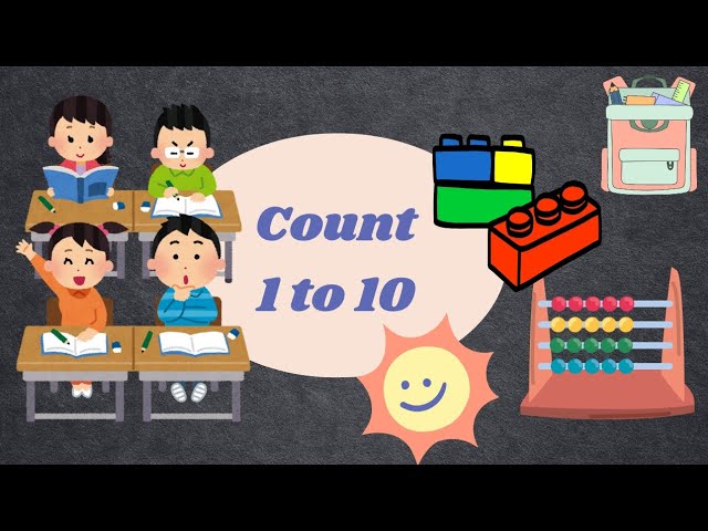 Let's count 1 to 10 |counting song I Kindergarten |Playgroup Rhymes |Home schooling