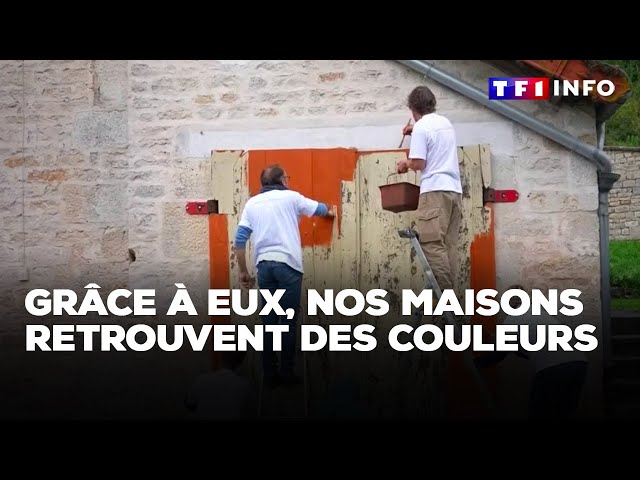 Grâce à eux, nos maisons retrouvent des couleurs｜TF1 INFO