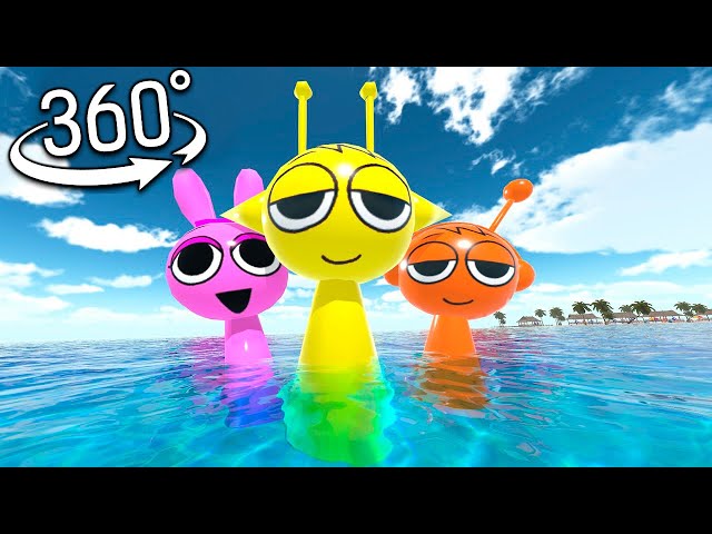 VR 360° Incredibox Sprunki - IN THE SEA!