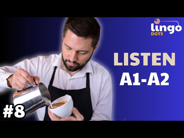 BARISTA | Beginner English Podcast | Listening For A1-A2 English