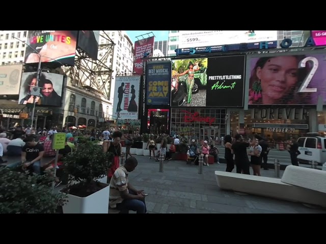 Time Square 3D Video VR 2019.