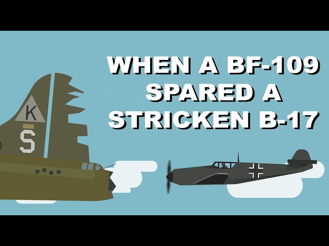 When a Bf-109 spared a stricken B-17