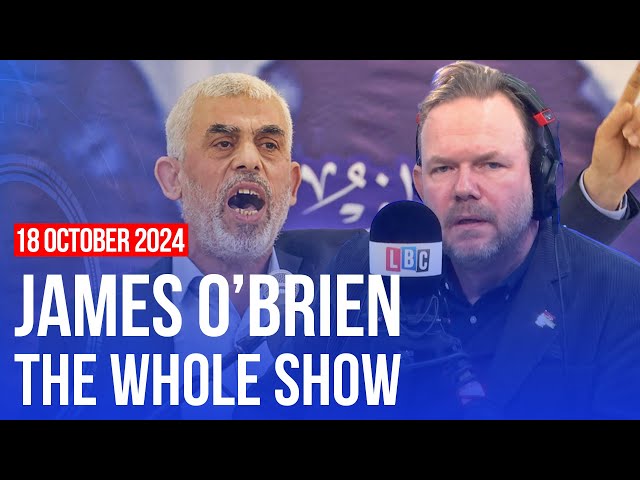 A murderous maniac taken off the map | James O'Brien - The Whole Show