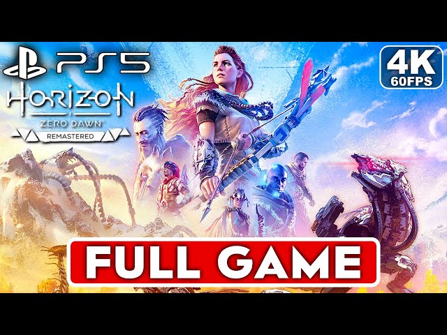 HORIZON ZERO DAWN REMASTERED Gameplay Walkthrough FULL GAME [4K 60FPS PS5] - No Commentary