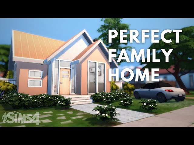 PERFECT FAMILY HOME 💗🏠 | The Sims 4 Speedbuild with Ambient | No CC