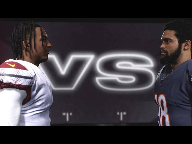 Madden NFL 25 - Washington Commanders Vs Chicago Bears Simulation PS5 Gameplay