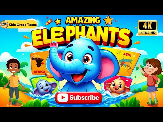 Amazing Elephant Adventures! 🐘 Fun Facts & Discoveries for Kids!