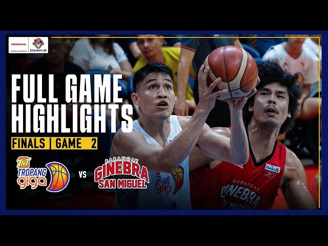 BRGY. GINEBRA vs. TNT | FULL GAME 2 FINALS HIGHLIGHTS | PBA SEASON 49 GOVERNORS' CUP | OCT. 30, 2024