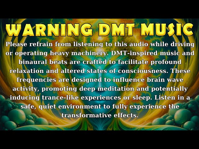 WARNING: Unlock Deep Consciousness with DMT-Inspired Frequencies (Binaural Beats) | BLACK SCREEN