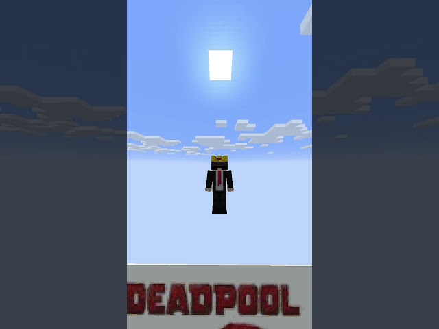 DEADPOOL IS GOAT !? #minecraft #ytshorts #shorts #memes #deadpool