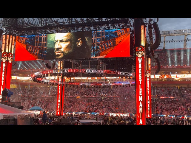 WWE Live  Wrestlemania 37 intro