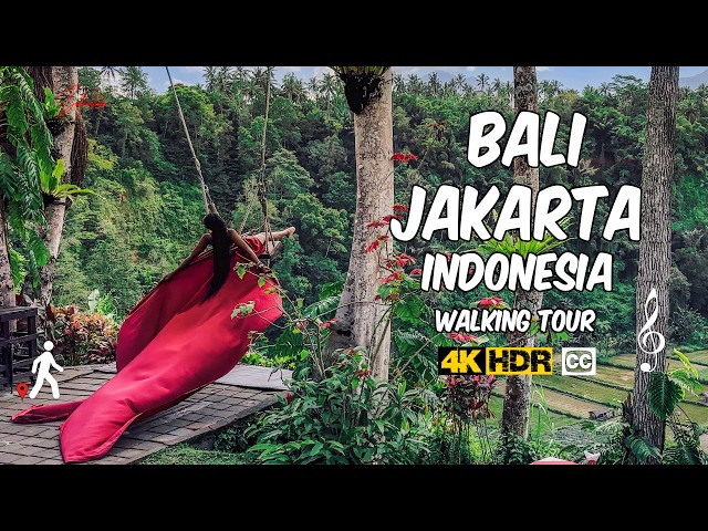 Bali-Jakarta Walking Tour Guide Indonesia 4K HDR captions