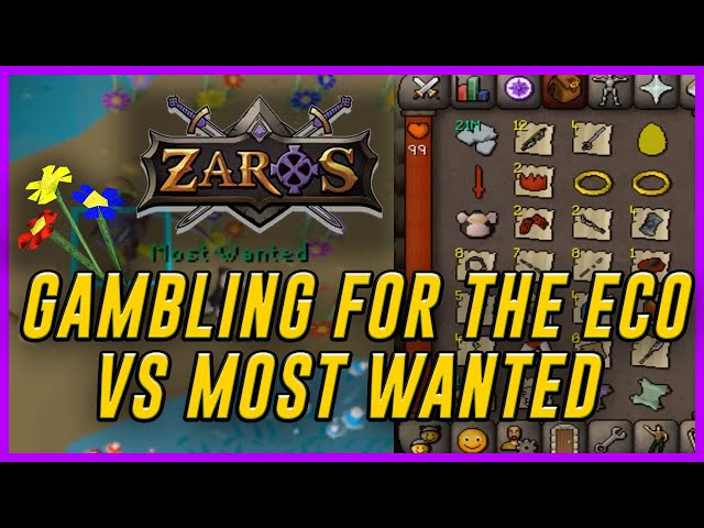 Gambling for the ECO on Zaros RSPS (300B+ POTS?!) + $100 Giveaway